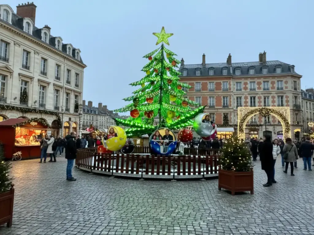 Abeto mágico carrusel para Navidad