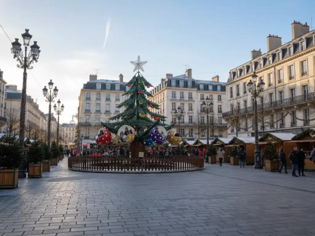 Abeto mágico carrusel para Navidad